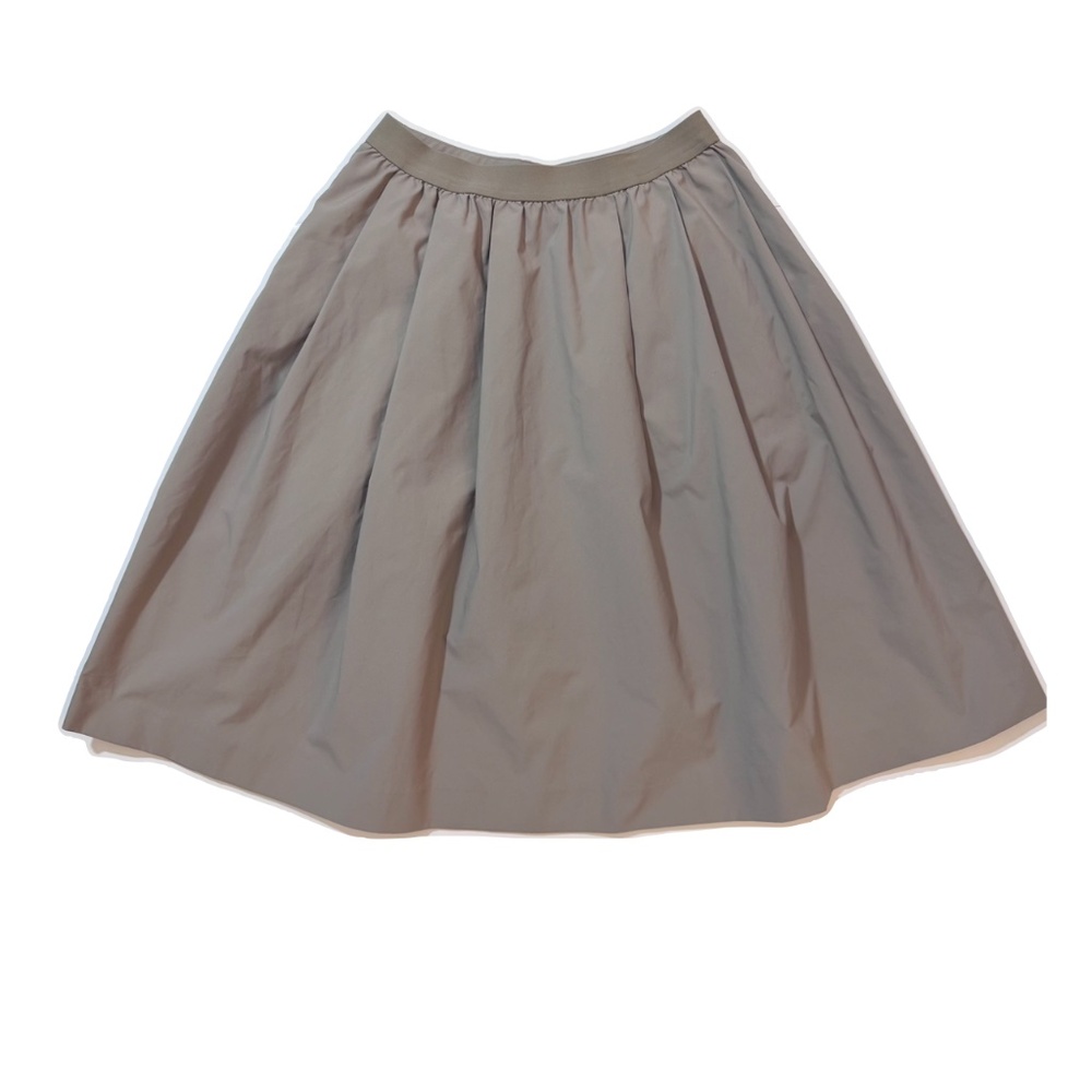 Uniqlo Volume Midi Skirt in Taupe Size Medium - Picture 5 of 9